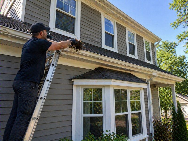 Clogged Gutter Clearing in Frederick, MD