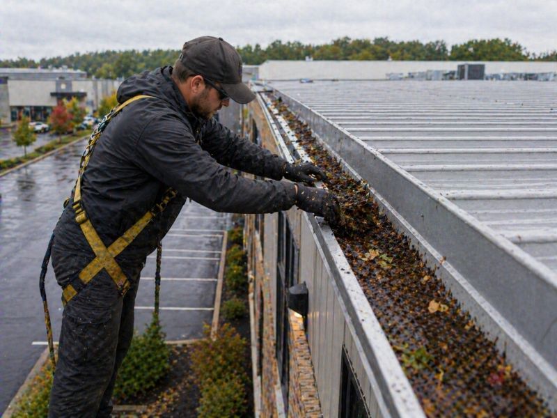 Commercial Gutter Cleaning in Mcdonough, GA