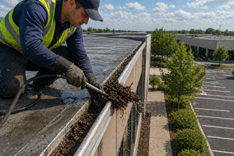 Commercial Gutter Cleaning in Roseville, CA