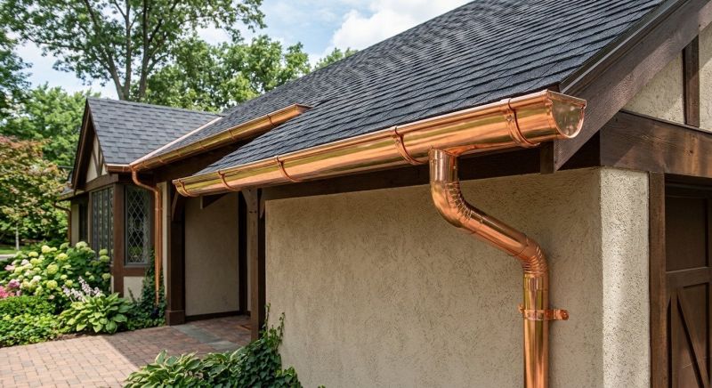 Copper Gutter Installation in Clarksville, TN