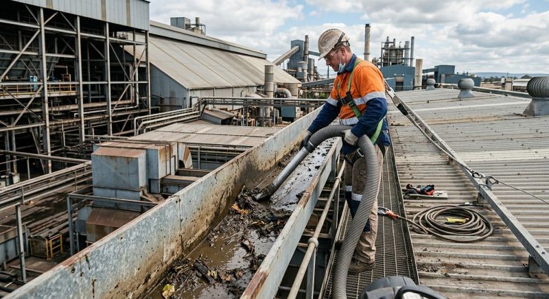 Industrial Gutter Cleaning in Roseville, CA