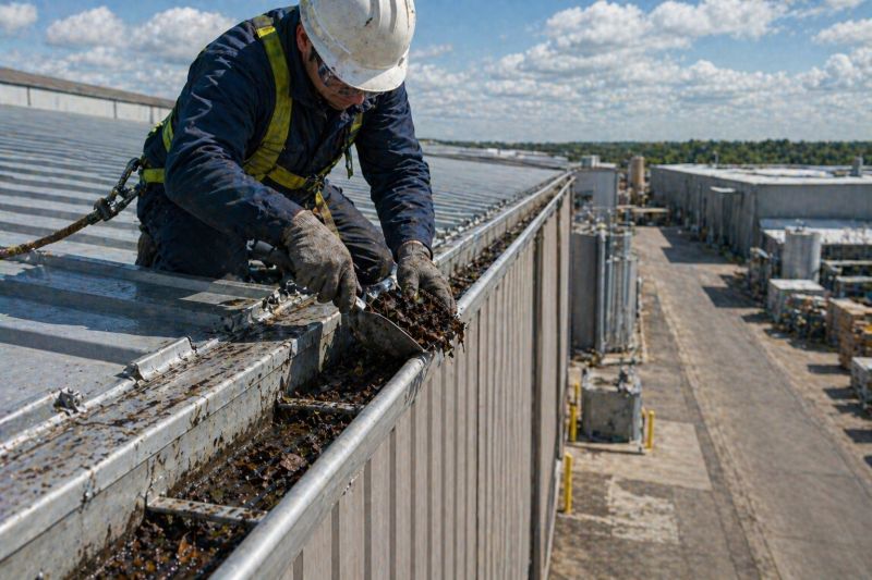 Industrial Gutter Cleaning in Roseville, CA